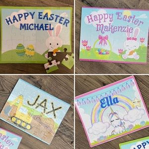Personalized Puzzles!  unicorn truck boy girl